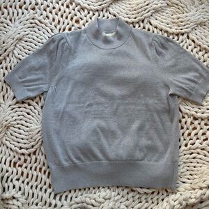 Women’s Michael Kors, mock sparkly Gray Sweater - new w/out tag